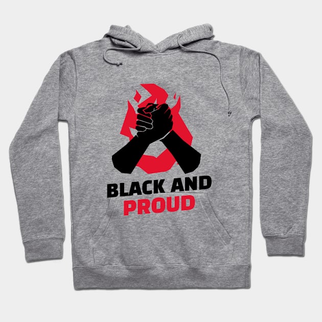 Black And Proud / Black Lives Matter / Equality For All Hoodie by Redboy